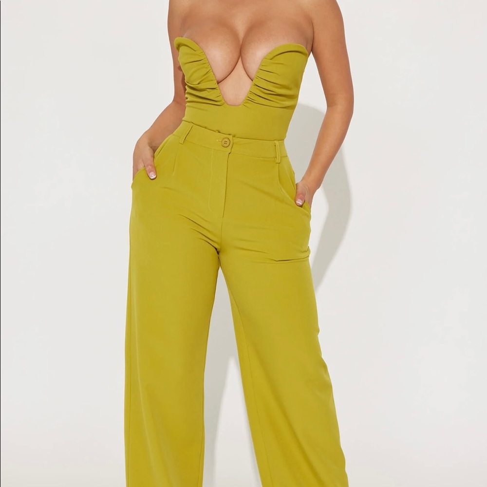 Lime Green Pant Set 🔥